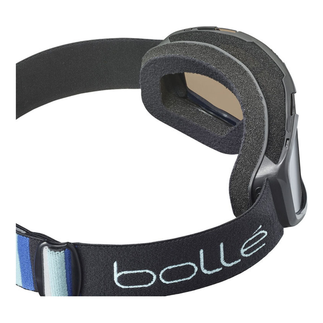 Maschera BOLLE ROCKET PLUS Black Matte - Black Chrome Cat 3-Junior