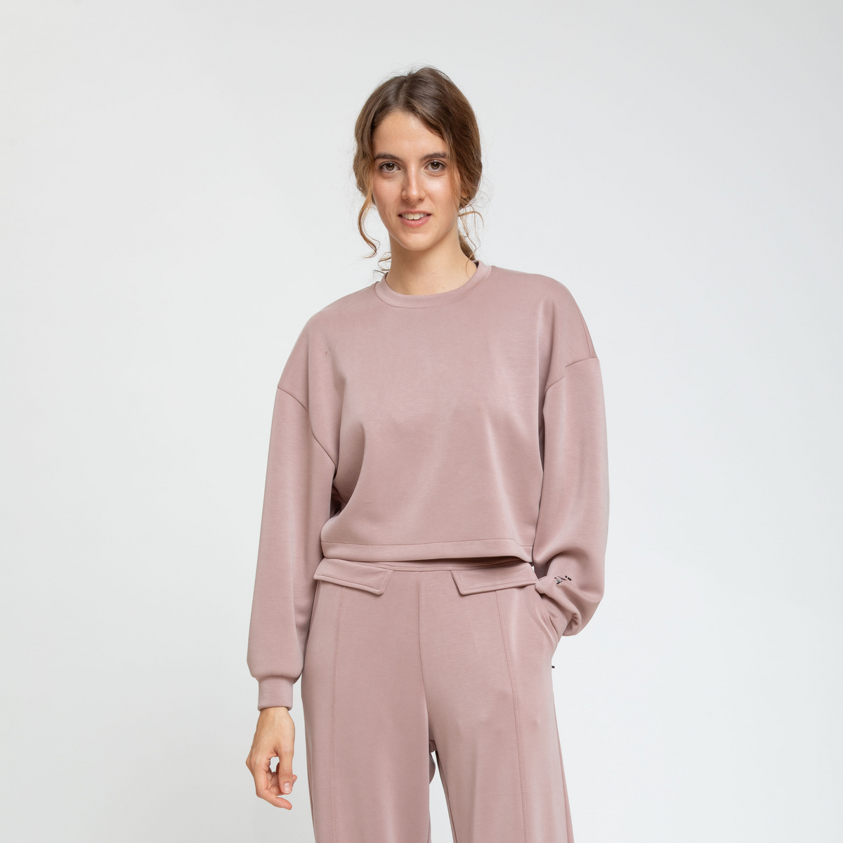 Felpa girocollo donna LA SAMY