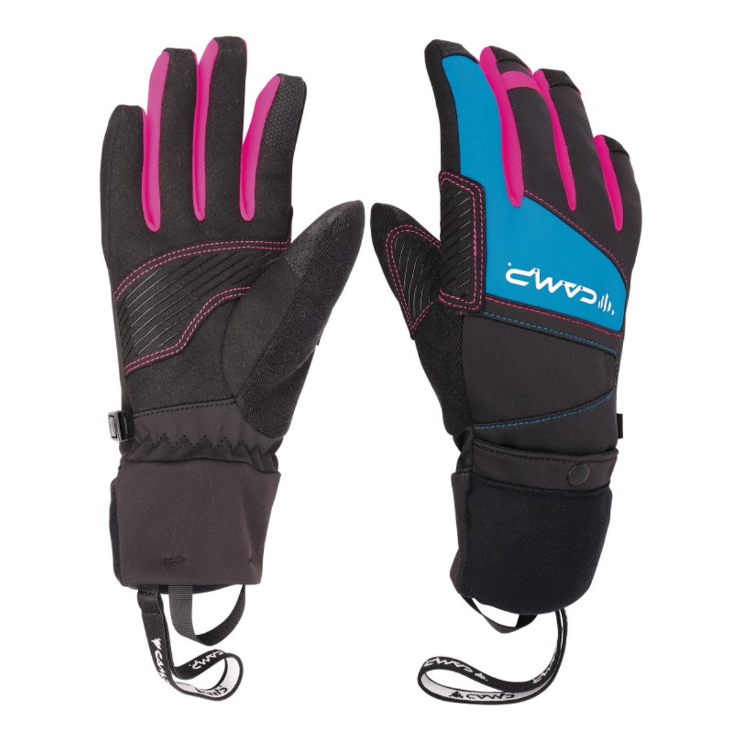 Guanti CAMP G Comp Warm Lady_ Nero / Azzurro / Fucsia-Unisex