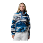 Fleece donna HELVETICA LI PRINTED HALF SNAP