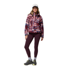Fleece donna HELVETICA LI PRINTED HALF SNAP