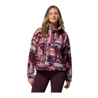 Fleece donna HELVETICA LI PRINTED HALF SNAP