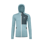 Fleece tecnico con capuccio donna