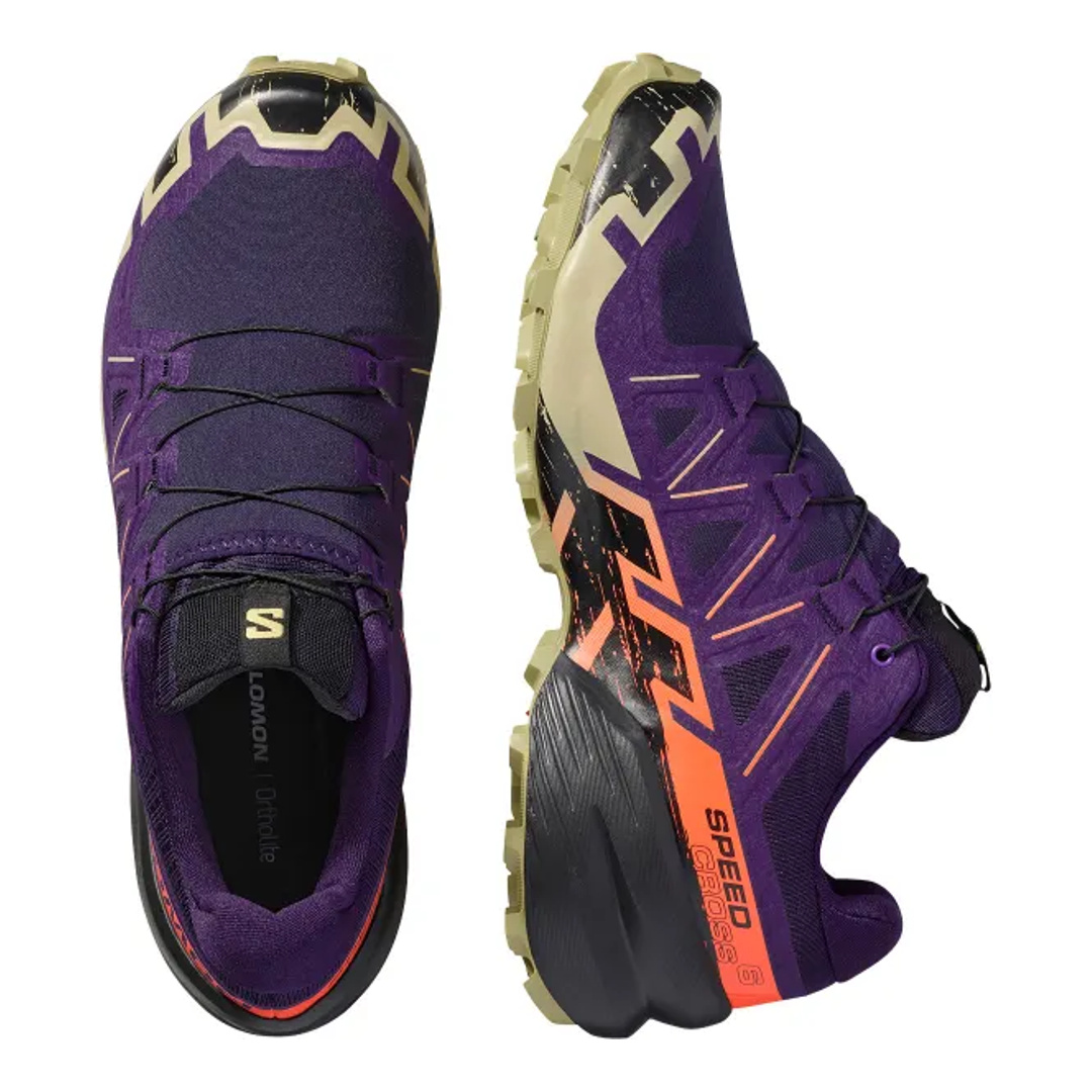 SALOMON Speedcross 6 - Maritime Blue/Black/Cherry Tomato 1|Man