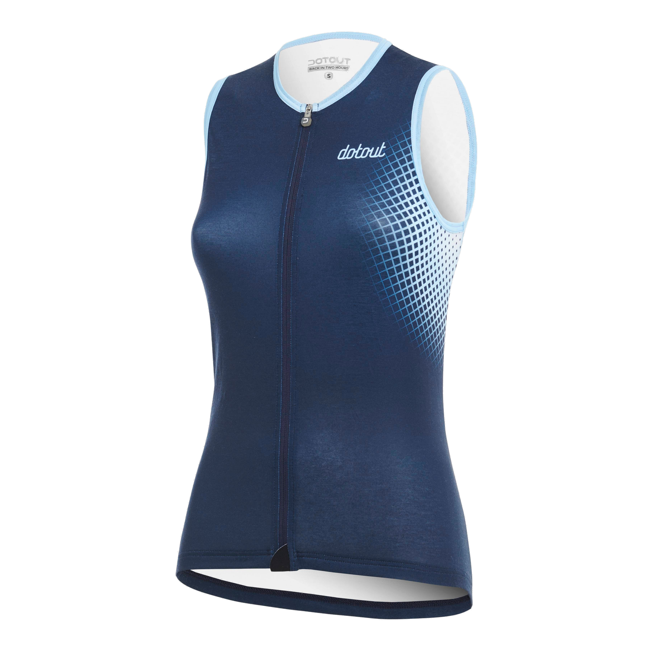 SQUARE SLEEVELESS W JERSEY