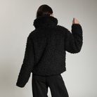 LA TERRY WOMAN TEDDY JACKET REVERSIBLE