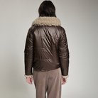 LA TERRY WOMAN TEDDY JACKET REVERSIBLE