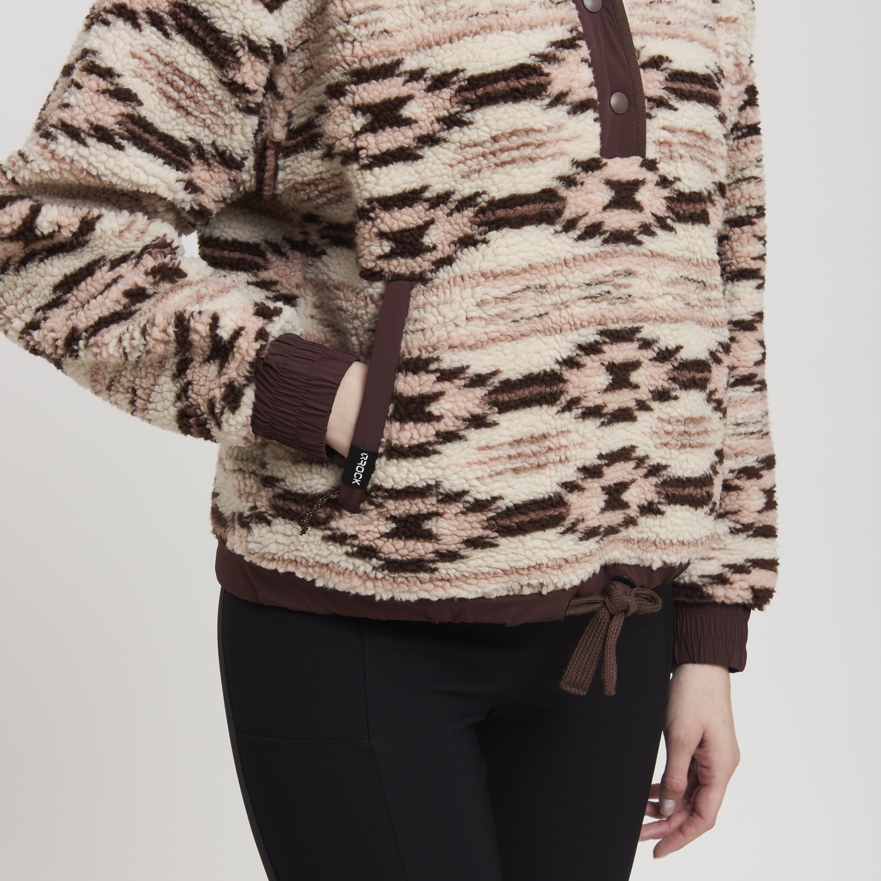 MIKA MOCK NECK WOMAN FLEECE