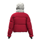 BIG WHITE PADDED WOMAN JACKET